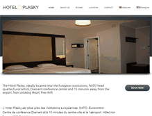 Tablet Screenshot of hotelplasky.be